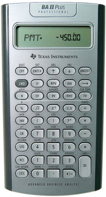 Buy Texas Instruments BA II Plus Professional Financial: Calculator