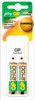 Godrej GP Powerbank PB 3302 ROHS (with 2 Pcs GP 2100 mAh AA Batteries) Battery Charger: Camera Battery Charger
