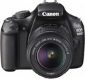 Canon EOS 1100D SLR with Kit (EF S18-55 III) (Black): Camera