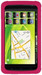 Amzer 89123 Silicone Skin Jelly Case Hot Pink for Dell Streak 5 - Hot Pink