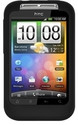 Amzer 91121 Silicone Skin Jelly Case for HTC Wildfire S (Black): Cases Covers