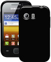 Amzer 92984 Soft Gel TPU Gloss Skin Case for Samsung Galaxy Y S5360 Black: Cases Covers