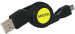 Amzer 82268 Micro USB Retractable Data Cable