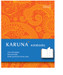 Karunavan Paisley Series Orange and Blue Band Journal Non Spiral Hard Bound
