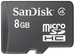 SanDisk Memory Card MicroSDHC 8GB
