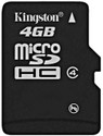 Kingston Memory Card MicroSD 4 GB Class 4
