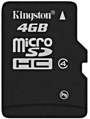 Kingston Memory Card MicroSD 4 GB Class 4: Memory Card Buy Kingston Memory Card MicroSD 4 GB Class 4: Memory Card