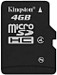 Kingston Memory Card MicroSD 4 GB Class 4