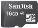 SanDisk Memory Card MicroSDHC 16GB