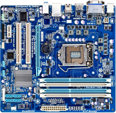 Gigabyte GA-H61M-D2H Motherboard: Motherboard Buy Gigabyte GA-H61M-D2H Motherboard: Motherboard