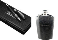 Shantanu & Nikhil (Roller Ball Pen + Hip Flask) Combo Roller Ball Pen: Pen