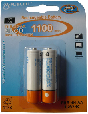 Buy Fujicell Ni-CD AA 1100mAh (2 Pcs) Rechargeable Battery: Rechargeable Battery