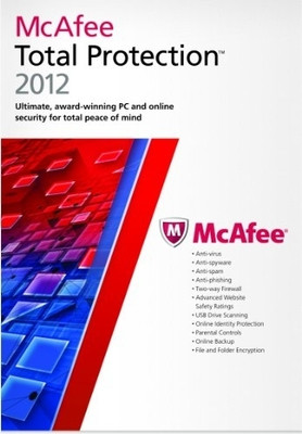 Buy McAfee Total Protection 2012 1 PC 1 Year: Security Software
