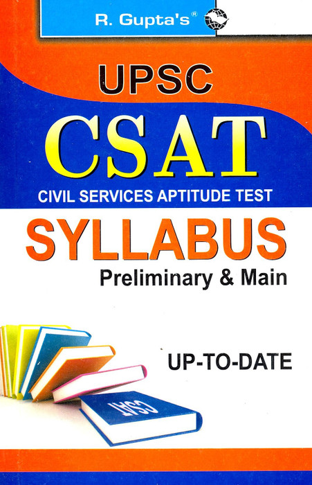 Buy UPSC CSAT Civil Services Aptitude Test Syllabus Preliminary & Main