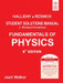 Fundamentals Of Physics: Student Solutions Manual 8th Edition by Halliday
