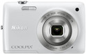 Nikon Coolpix S4300 Point & Shoot (White)