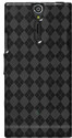 Amzer 93452 Luxe Argyle High Gloss TPU Soft Gel Skin Case for Sony Ericsson Xperia S