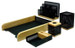 Golden Horse Wood Desk Set