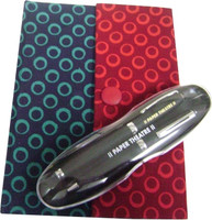 Paper Theatre Stripes Design Notebook with Pen Set (Gift Set): Diary Notebook