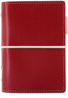 Filofax Domino Mini Red Organizer Journal: Diary Notebook