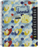 Anupam Universal (6 Subject) Notebook Spiral Binding: Diary Notebook