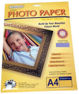 Bambalio A4 Photo Glossy Paper: Paper Buy Bambalio A4 Photo Glossy Paper: Paper