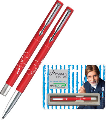Buy Parker Vector Special Amitabh Bachchan Edition Line Print Roller Ball Pen: Pen