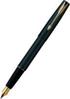 Parker Frontier Matte Black (Gold Nib) GT Fountain Pen: Pen