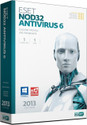 Eset NOD32 Anti Virus Version 6 1 PC 1 Year: Security Software