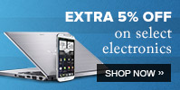 Get additional 5% Off on all Electronic Products